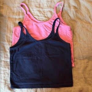 ARQ Pink and navy Crop Tops L